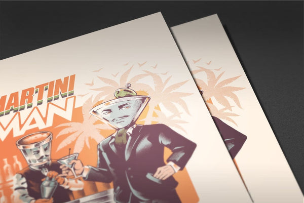 Martini Man Posters by Ilustrata - Pixel Empire