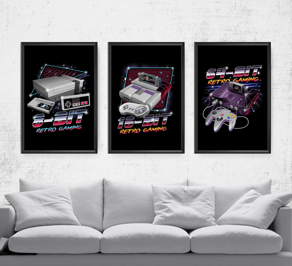 Retro Gaming Series Posters by Vincent Trinidad - Pixel Empire