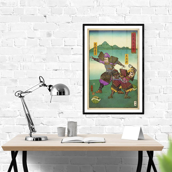 Wario Ukiyo-e Posters by William Xiaobaosg - Pixel Empire