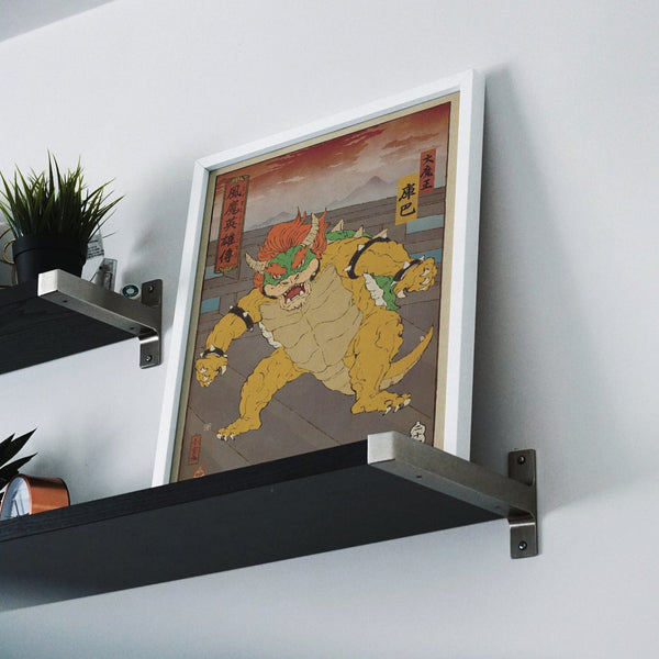 Bowser Ukiyo-e Posters by William Xiaobaosg - Pixel Empire