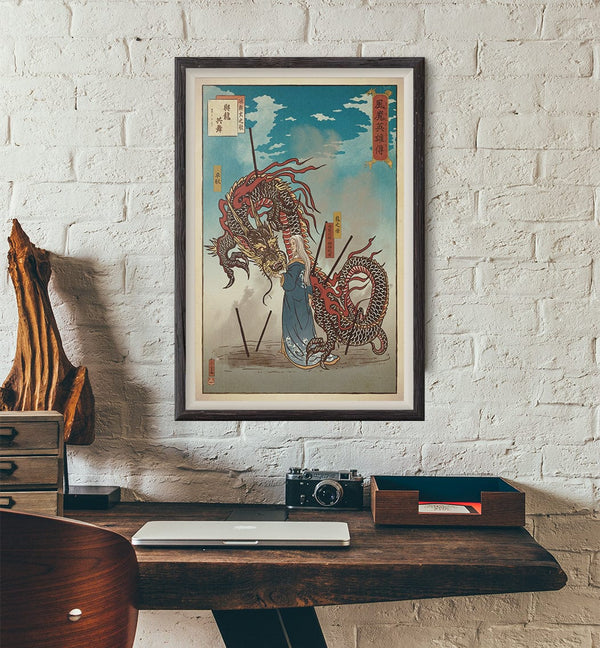 Mother of Dragons Ukiyo-e Posters by William Xiaobaosg - Pixel Empire