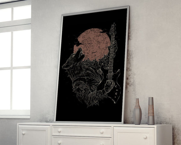 Bark at the Moon Posters by Javi Ramos - Pixel Empire