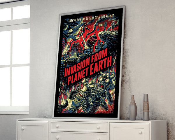 Invasion from Planet Earth Posters by Javier Ramos - Pixel Empire