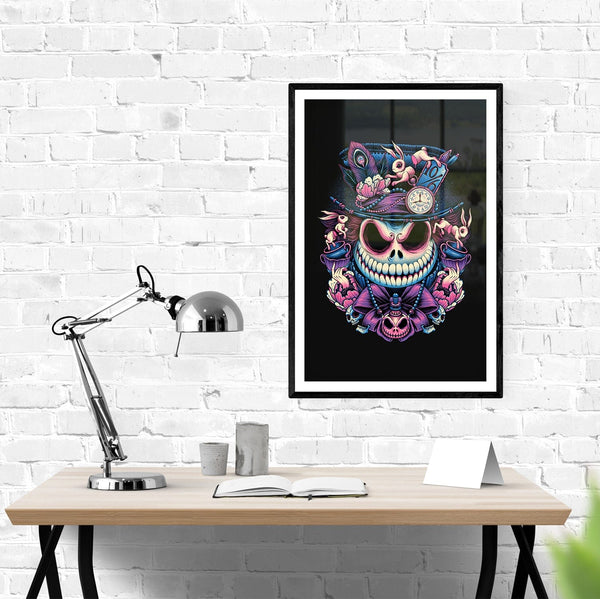 The Mad Skeleton Posters by Glitchy Gorilla - Pixel Empire