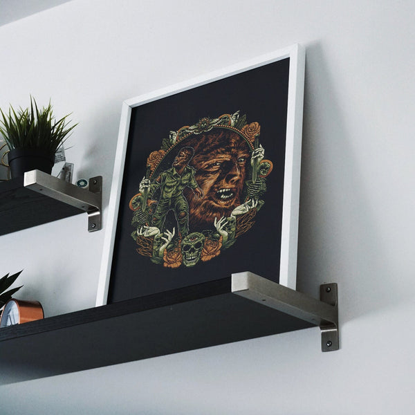 Curse Of The Full Moon Posters by Glitchy Gorilla - Pixel Empire