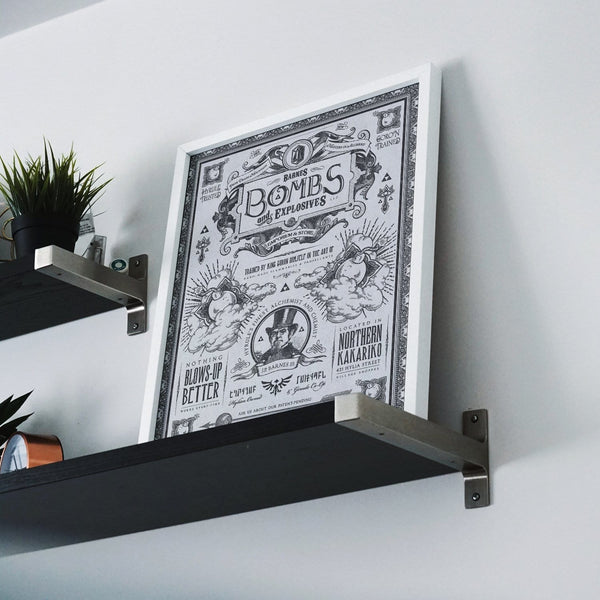 Barnes Bombs Posters by Barrett Biggers - Pixel Empire