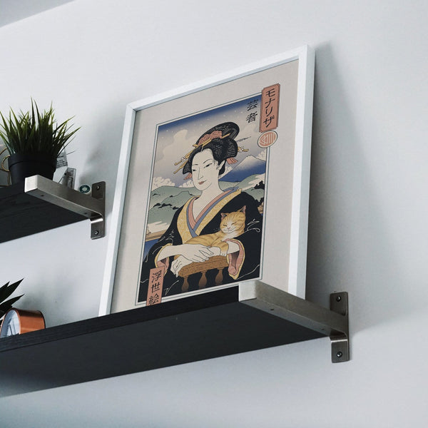 Mona Lisa Ukiyo-e Posters by Vincent Trinidad - Pixel Empire