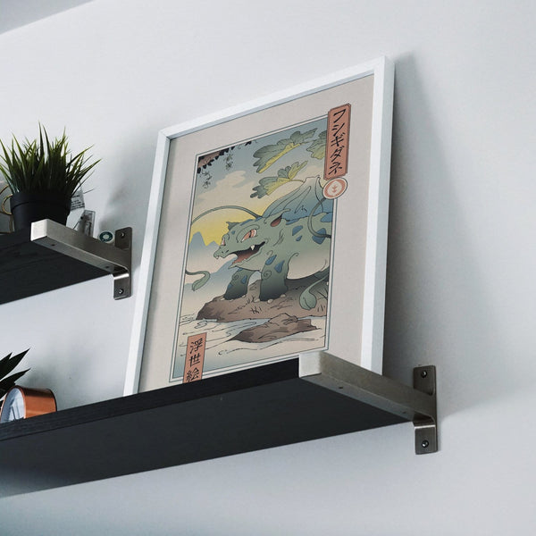 Grass Monster Ukiyo-e Posters by Vincent Trinidad - Pixel Empire