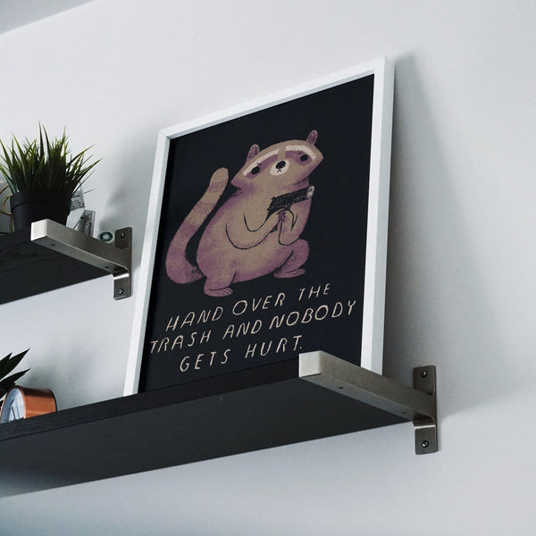 Hand Over The Trash Posters by Louis Roskosch - Pixel Empire