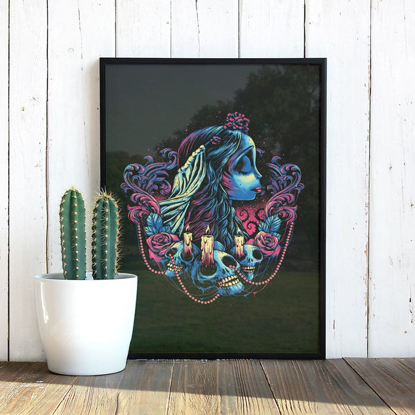 Colorful Bride Posters by Glitchy Gorilla - Pixel Empire