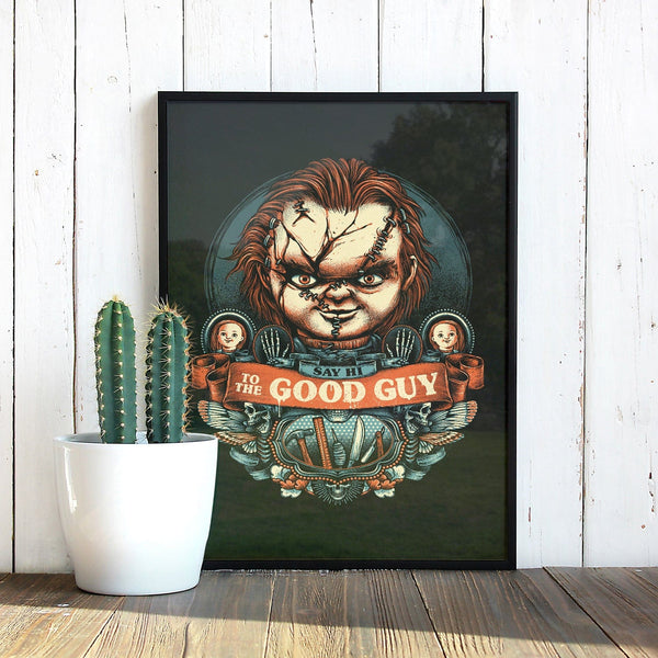 Say Hi To The Good Guy Posters by Glitchy Gorilla - Pixel Empire