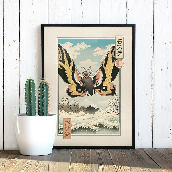 Ancient Moth Ukiyo-e Posters by Vincent Trinidad - Pixel Empire