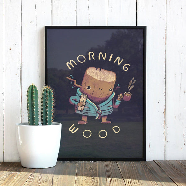 Morning Wood Posters by Louis Roskosch - Pixel Empire