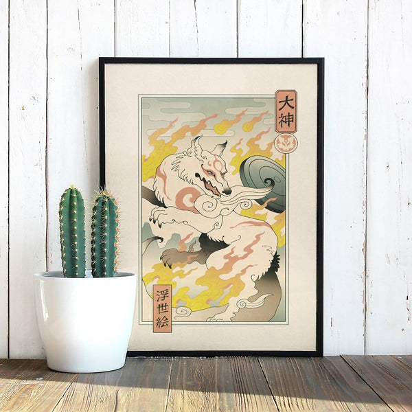Okami Ukiyo-e Posters by Vincent Trinidad - Pixel Empire
