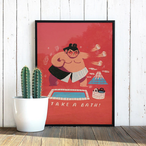 Take A Bath Posters by Louis Roskosch - Pixel Empire