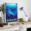 Space Tourism Europa Under The Ice Posters by B Cubed Designs - Pixel Empire