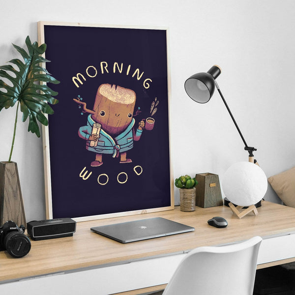 Morning Wood Posters by Louis Roskosch - Pixel Empire