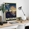Space Tourism Saturn's Moon Titan Posters by B Cubed Designs - Pixel Empire