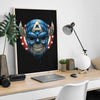 Star Spangled Skull Posters by Glitchy Gorilla - Pixel Empire
