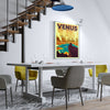 Space Tourism Venus Hot Springs Posters by B Cubed Designs - Pixel Empire