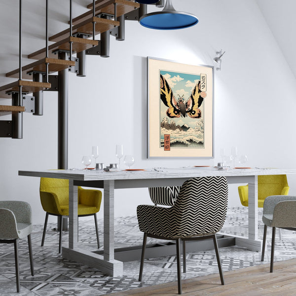 Ancient Moth Ukiyo-e Posters by Vincent Trinidad - Pixel Empire