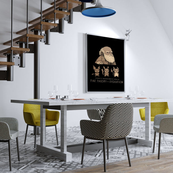 Darwin's Theory Of Poke Evolution Posters by Louis Roskosch - Pixel Empire