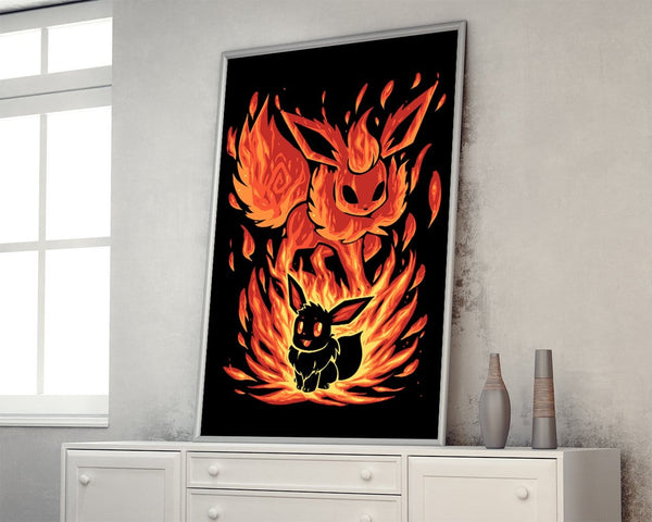 The Fire Evolution Within Posters by Techranova - Pixel Empire