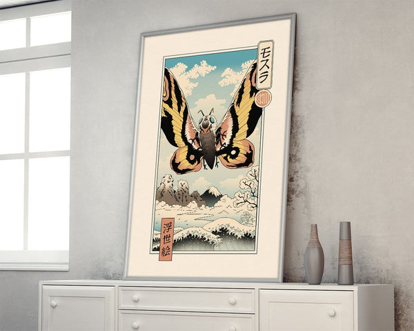 Ancient Moth Ukiyo-e Posters by Vincent Trinidad - Pixel Empire