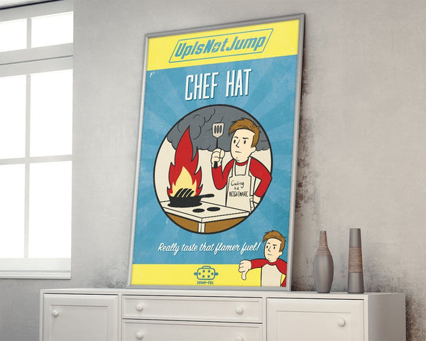 Chef Hat Posters by UpIsNotJump - Pixel Empire
