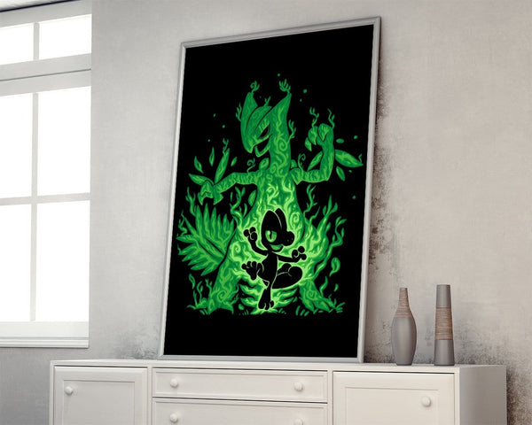 The Grass Lizard Within Posters by Techranova - Pixel Empire