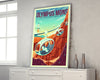 Space Tourism Mars Summit Olympus Posters by B Cubed Designs - Pixel Empire