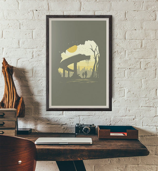 Joel And Ellie Outlast Posters by Brandon Meier - Pixel Empire