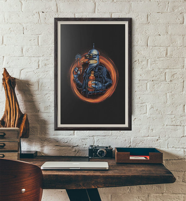 Benderminator Posters by Glitchy Gorilla - Pixel Empire