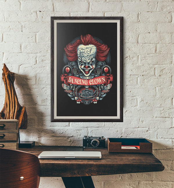 Meet The Dancing Clown Posters by Glitchy Gorilla - Pixel Empire