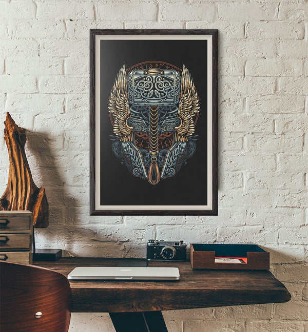 Pray For Thunder Posters by Glitchy Gorilla - Pixel Empire