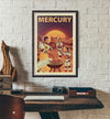 Space Tourism Mercury Bbq Posters by B Cubed Designs - Pixel Empire