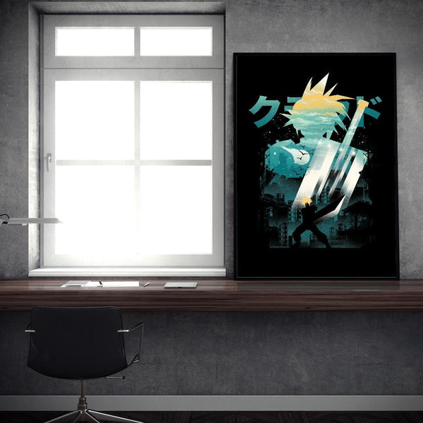 FF7 Cloud Posters by Dan Elijah Fajardo - Pixel Empire