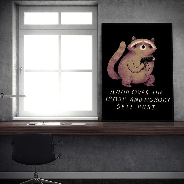Hand Over The Trash Posters by Louis Roskosch - Pixel Empire