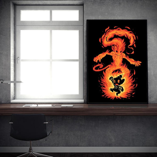 The Fire Ape Within Posters by Techranova - Pixel Empire