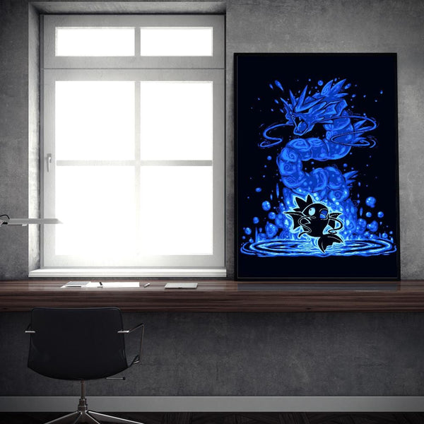 The Waterfall Dragon Within Posters by Techranova - Pixel Empire
