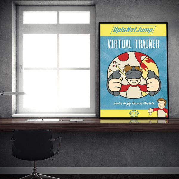 Virtual Trainer Posters by UpIsNotJump - Pixel Empire