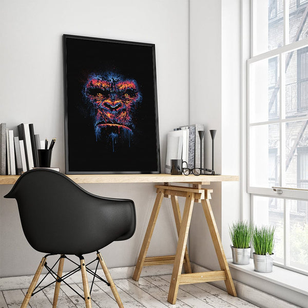 Colorful King Posters by Glitchy Gorilla - Pixel Empire