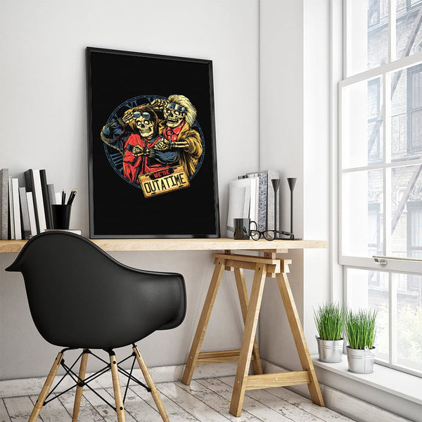 Outatime Posters by Glitchy Gorilla - Pixel Empire