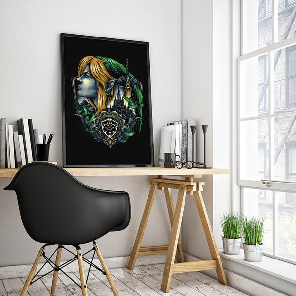 Emblem Of The Chosen One Posters by Glitchy Gorilla - Pixel Empire