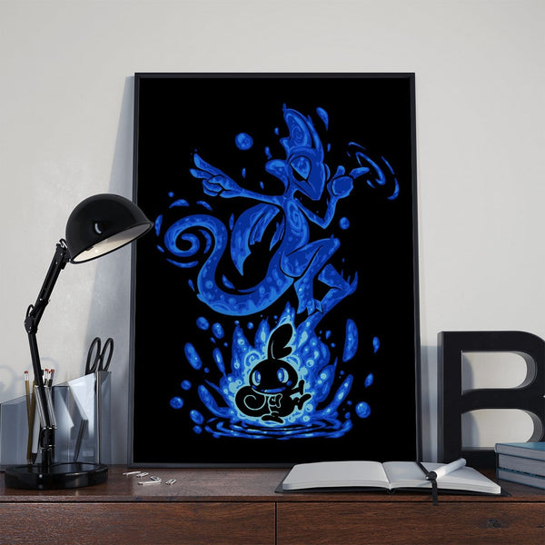 The Water Chameleon Within Posters by Techranova - Pixel Empire