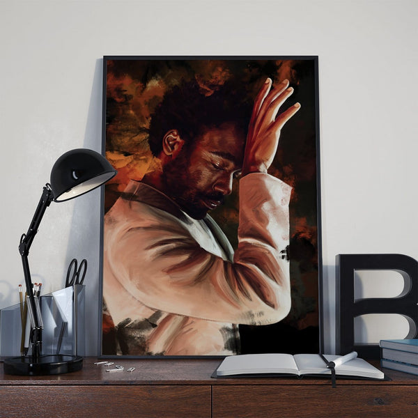 Donal Glover Posters by Dmitry Belov - Pixel Empire