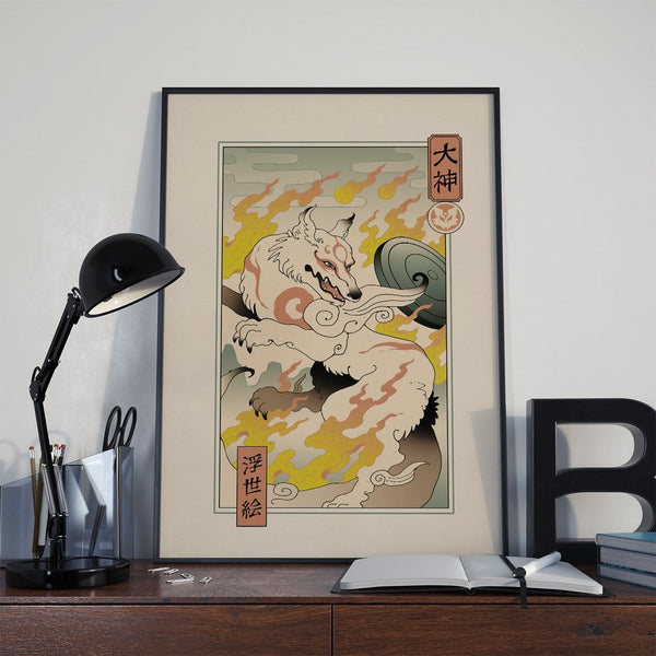 Okami Ukiyo-e Posters by Vincent Trinidad - Pixel Empire