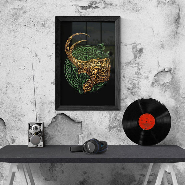 Emblem Of The Trickster Posters by Glitchy Gorilla - Pixel Empire