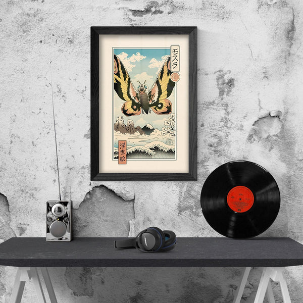 Ancient Moth Ukiyo-e Posters by Vincent Trinidad - Pixel Empire