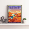 Space Tourism Mars Valles Marineris Posters by B Cubed Designs - Pixel Empire